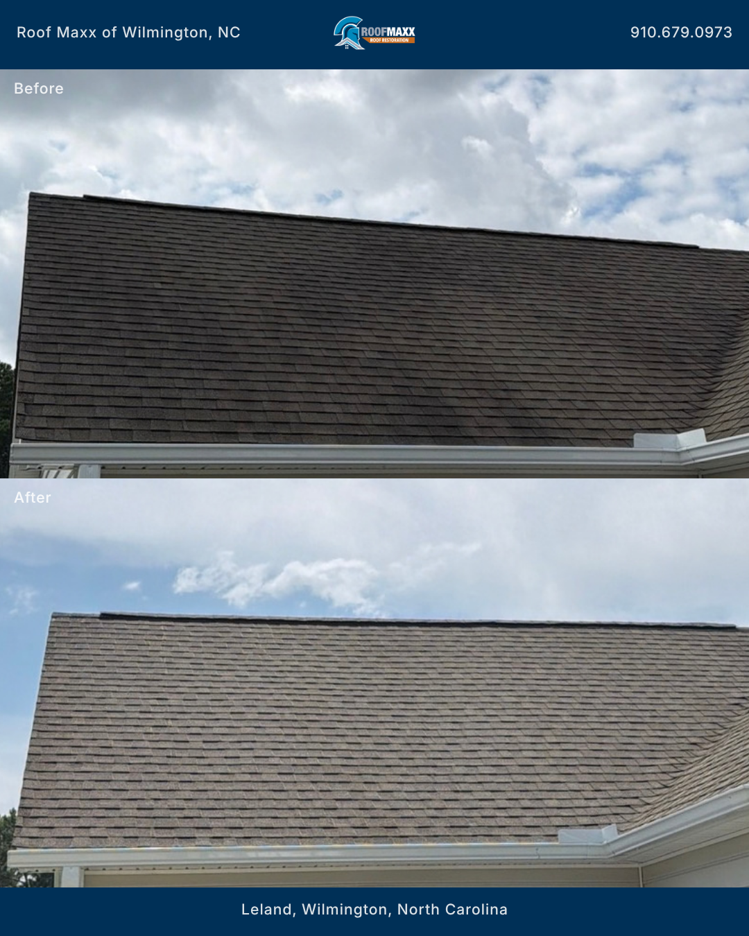 Local Roof Maxx before and after project