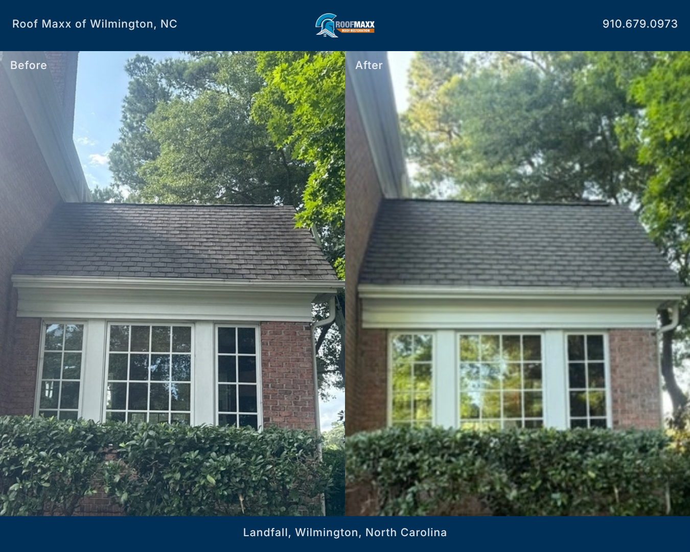 Local Roof Maxx before and after project